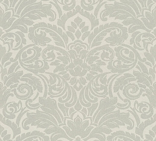 AS Creation AP Finest - 30545-1 - 305451 Zilver - Zilver / Grijs / Creme Behang