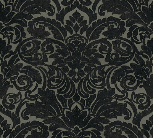 AS Creation AP Finest - 33583-6 - 335836 Zwart - Grijs Behang