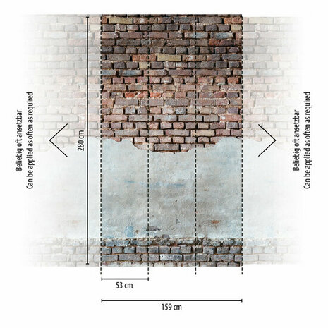 AS Creation The Wall Rood - 38334-1 - 383341 / Grijs Behang