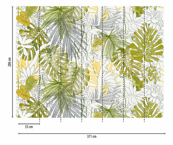 AS Creation The Wall Groen - 38232-1 - 382321 - Groen / Wit Behang