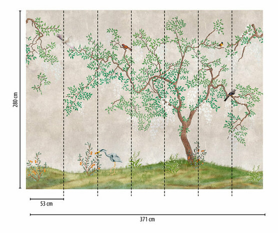 AS Creation The Wall Groen - 38233-1 - 382331 - Groen / Bruin Behang