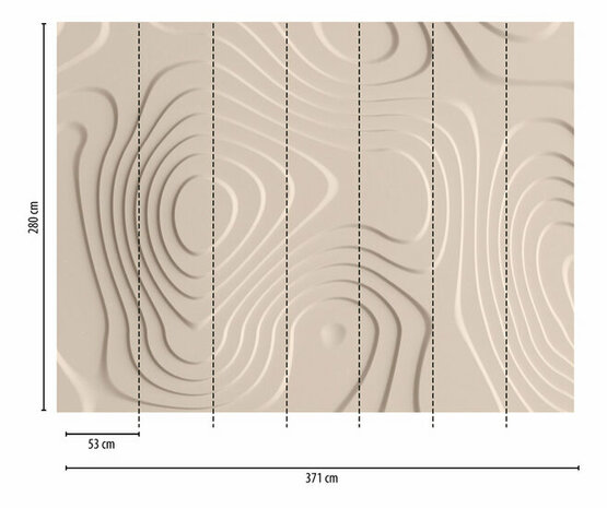 AS Creation The Wall Beige - 38292-1 / 382921 - Beige Behang