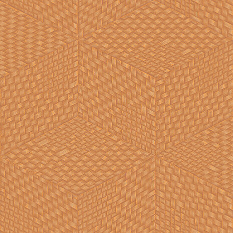 Dutch Wallcoverings Exclusive Threads TP422957 Oranje Behang