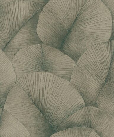Noordwand Kumano 34513 Metallic - Groen Behang