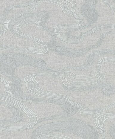 Noordwand Kumano 34536 Grijs - Metallic Behang
