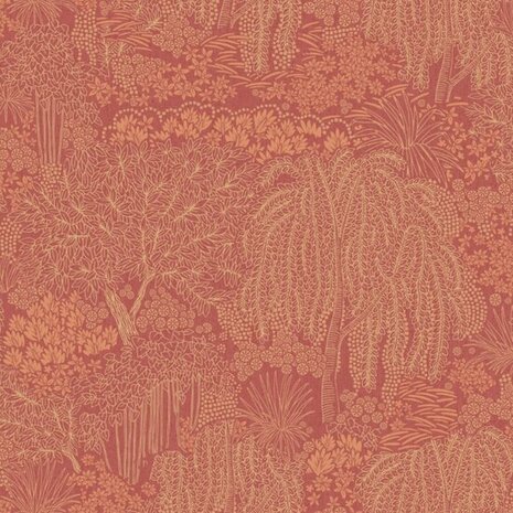 Noordwand Allure AL26263 Rood - Metallic Behang