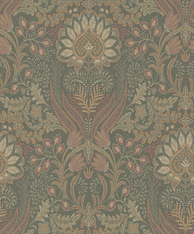 Dutch First Class Khalili 99410 Orange Behang