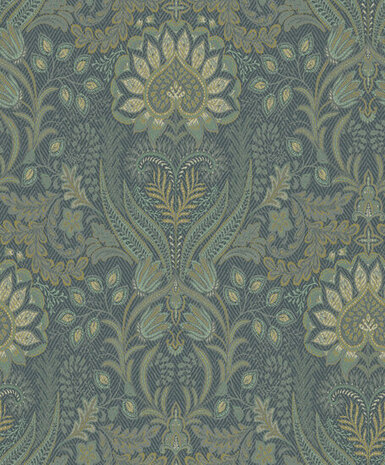 Dutch First Class Khalili 99411 Blauw Behang