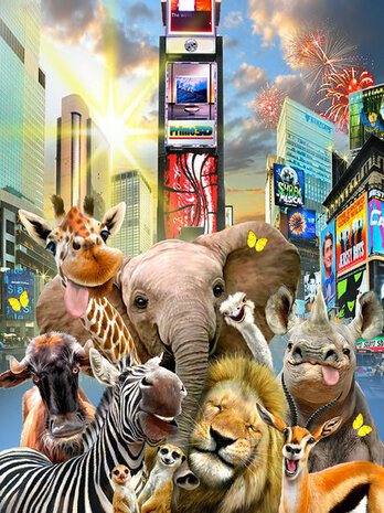 FBK Dieren Selfie Fotobehang 12860 Behang