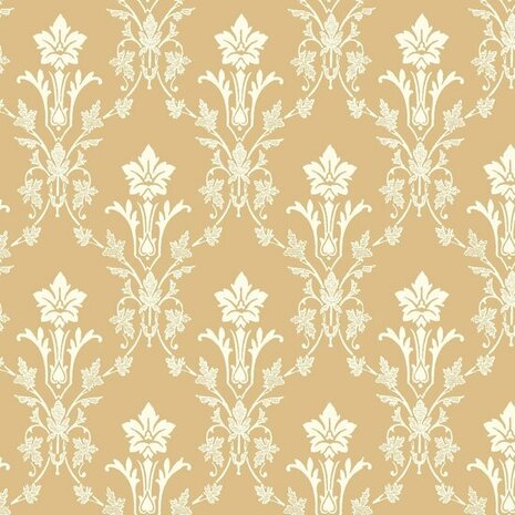 Dutch Wall Decor Blommor & Blad 677-02 Groen / Grijs Behang