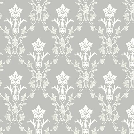 Dutch Wall Decor Blommor & Blad 677-03 Blauw Behang