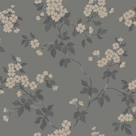 Dutch Wall Decor Blommor & Blad 679-04 Groen Behang