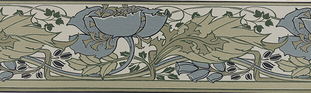 Dutch Wall Decor Swedish Heritage Behangrand 020-05 Blauw Behang
