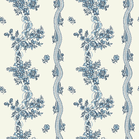 Dutch Wall Decor Swedish Heritage 689-02 Blauw Behang