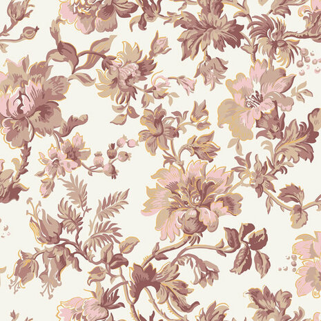 Dutch Wall Decor Swedish Heritage 694-01 Roze Behang