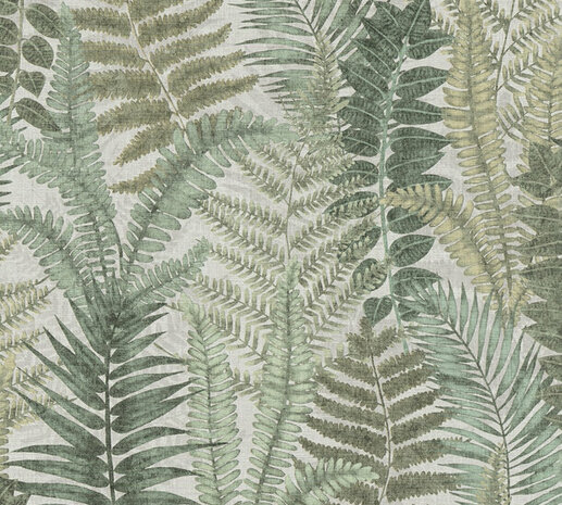 AS Creation Famous Garden - 39347-4 / 393474 Groen Behang