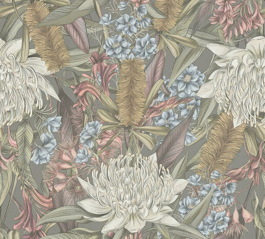 AS Creation Drawn Into Nature - 39428-3 / 394283 Grijs Behang