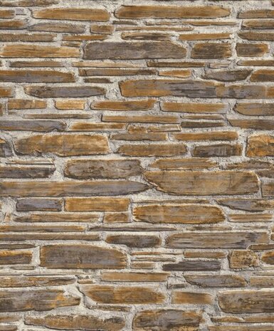 Rasch Selection - 863444 Bruin Behang