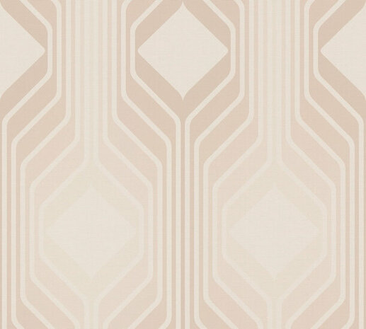 AS Creation Retro Chic - 39532-5 / 395325 Beige - Crème Behang
