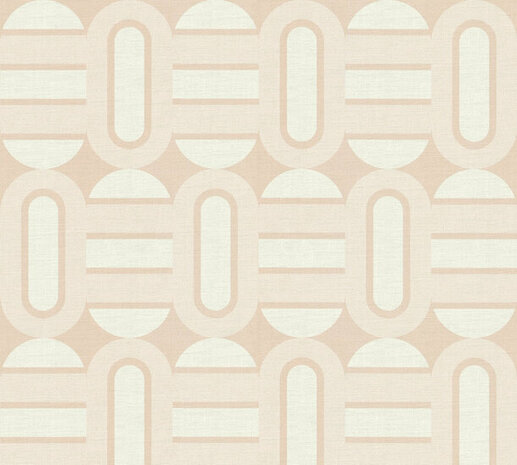 AS Creation Retro Chic - 39536-5 / 395365 Beige - Crème Behang