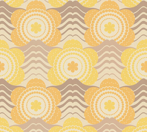 AS Creation Retro Chic - 39539-5 / 395395 Beige - Bruin Behang