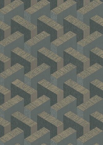 Dutch Wall Decor Collage 10382-15 Bronze Behang