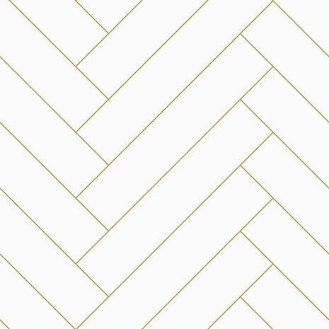 Esta Home Visgraat 139308 Wit Goud Behang