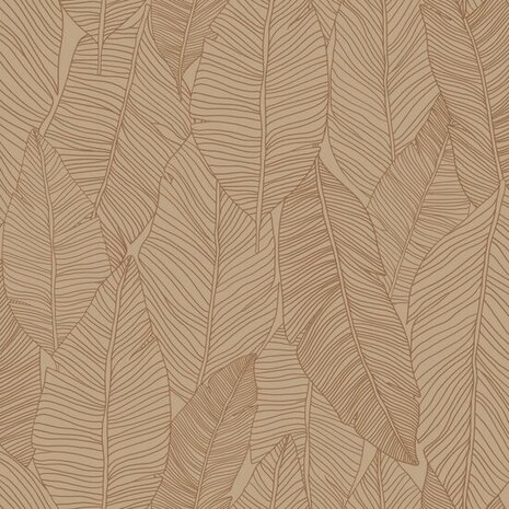 Esta Home Bladeren 139353 Terracotta Roze Behang