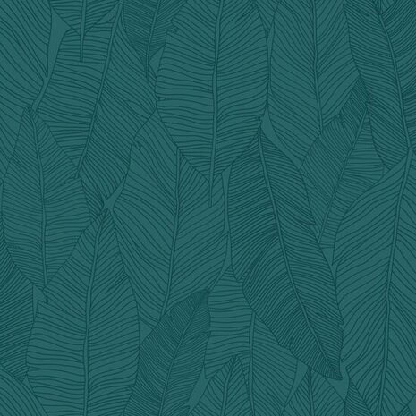Esta Home Bloom Groen Blauw 139448 Behang
