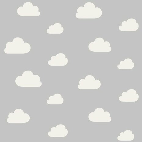 Esta Home Wolken 139560 Grijs Behang