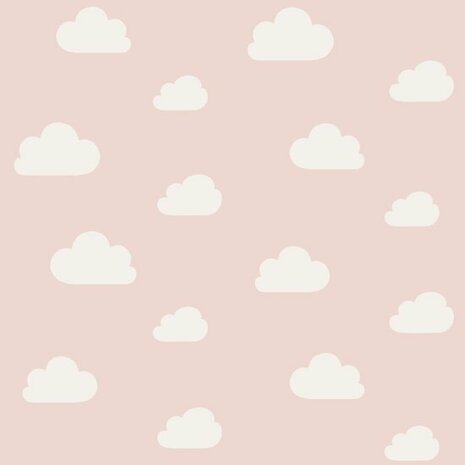 Esta Home Wolken 139562 Roze Behang