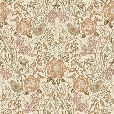 Esta Home Bloemen 139566 Beige Behang