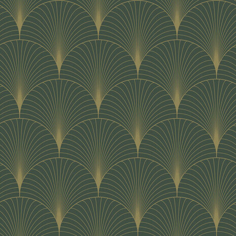 Esta Home Bloom Groen Goud 139584 Behang