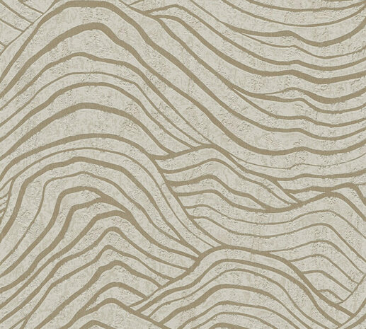 AS Creation Jade - 39507-1 / 395071 Beige / Metallic Behang