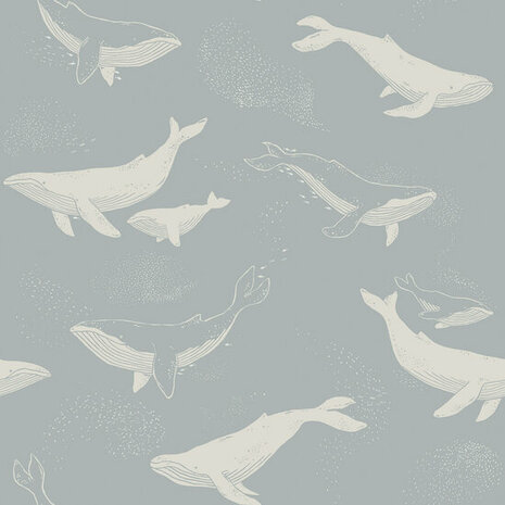 Borstapeter Newbie 2 Whales 6942 Behang