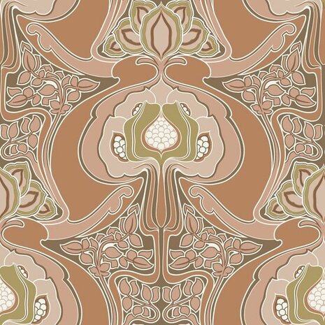 Esta Home Bloom Terracotta Roze 139570 Behang