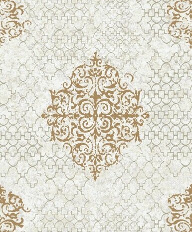 Noordwand Lustre CM2485 Crème / Beige Metallic Behang