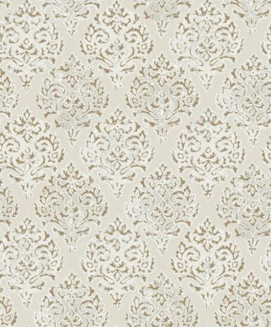 Noordwand Lustre MT2020 Crème / Goud Metallic Behang