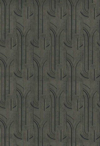 Casamance Faubourg Des Lumières 76282344 - Zwart Behang