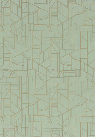 Casamance Faubourg Des Lumières 76292854 - Groen Behang