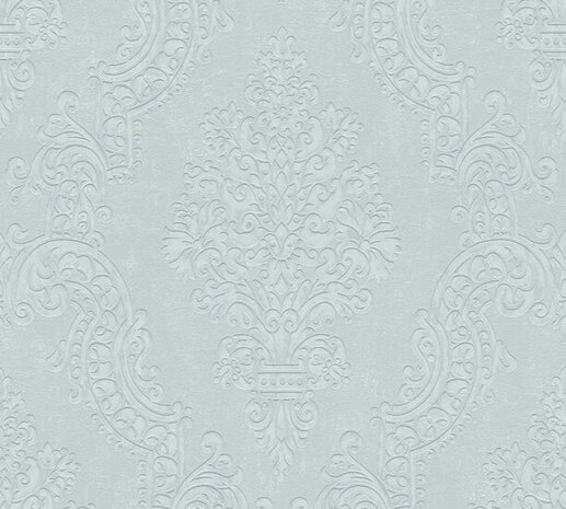 AS Creation Pure Elegance - 39765-3 / 397653 Blauw / Grijs Behang