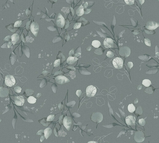 AS Creation Pure Elegance - 39768-3 / 397683 Groen Behang
