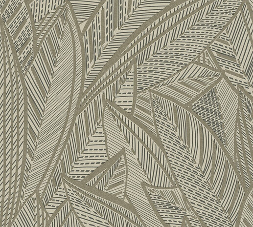 AS Creation French Affair  - 39933-2 / 399332 Metallic Taupe Behang