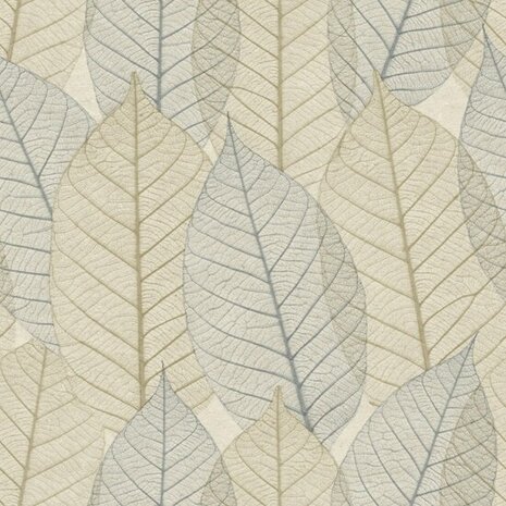 Noordwand Herbarium HE27251 Blauw Beige Behang