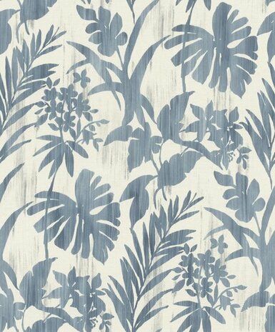 Rasch Beachhouse 410563 Blauw Behang