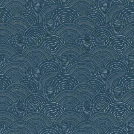 Rasch Allegretto 581409 Blauw Behang