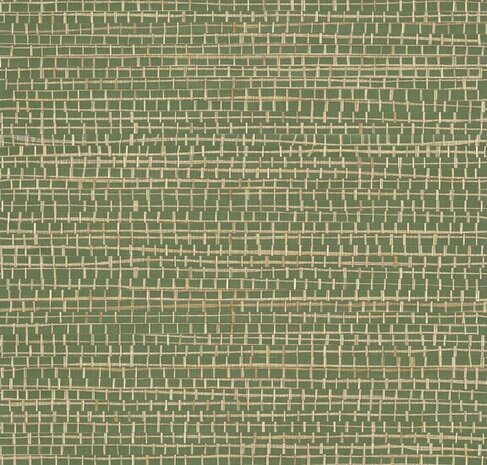 Arte ALL NATURALS RUBAN 48070A Groen / Beige Behang