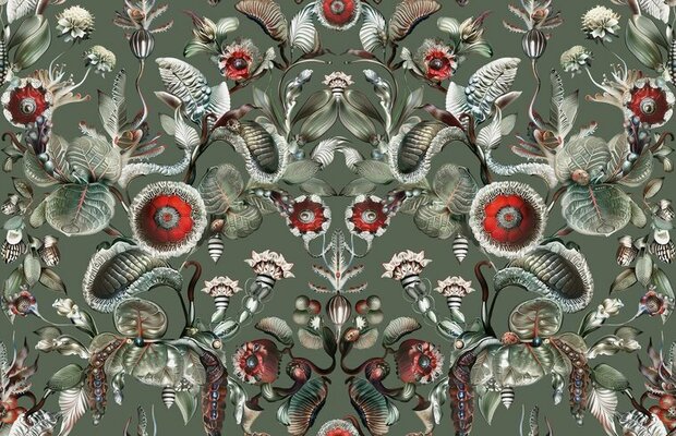 Arte MOOOI GREEN HOUSE COCCINELLA BELLA MO5001 Multicolour Behang