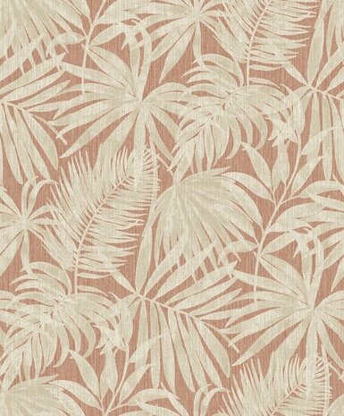 HookedOnWalls BLOMKVIST NORAH 29165 Terracotta / Crème Behang