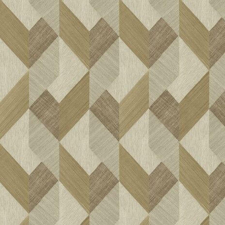 HookedOnWalls NATURAL CHIC VICENTIO 32661 Bruin / Beige Behang